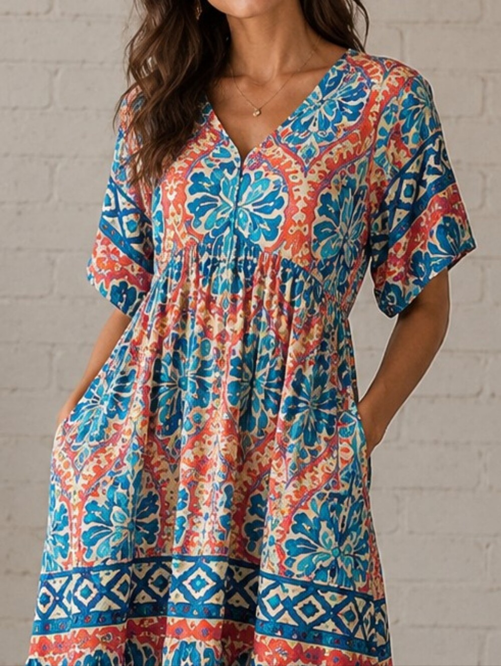 ANTHROPOLIGIE Fig And Flower Woman's Maxi Dress Size Large - Picture 2 of 5